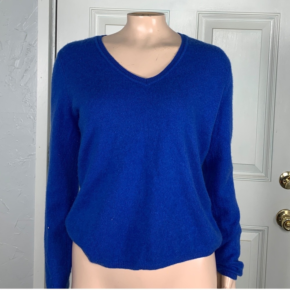 Charter Club Women's Sweater S Cashmere Pullover Crew neck L/S Luxury M3-4